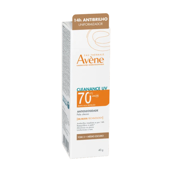 Proteção solar – Pele sensível  Cleanance UV FPS70 Tom 3 – Médio escuro - Imagem 2