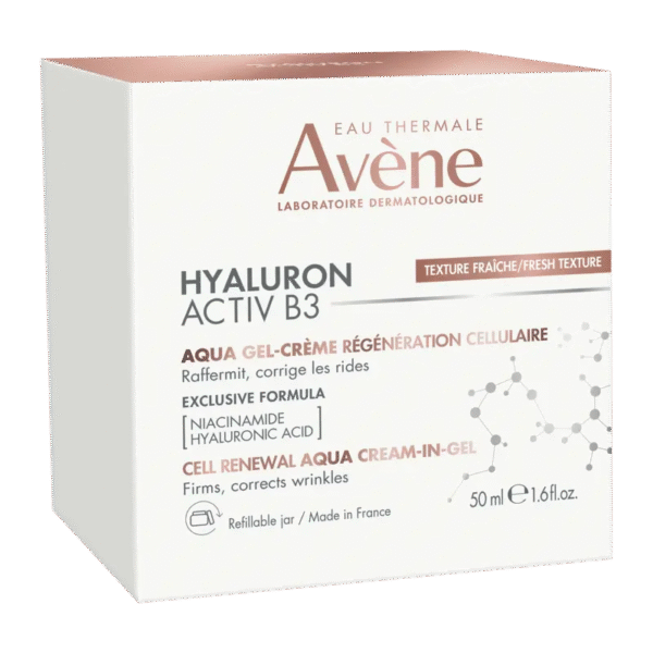 Hyaluron Activ B3  Aqua Gel-Creme Renovador Celular Anti-Idade Avène 50mL - Imagem 2