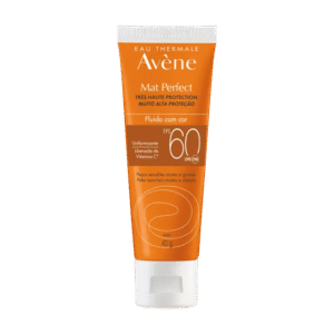 Proteção solar – Pele sensível  Mat Perfect Fluido Com Cor FPS 60