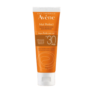 Proteção solar – Pele sensível  Mat Perfect Aqua Fluido Com Cor FPS 30