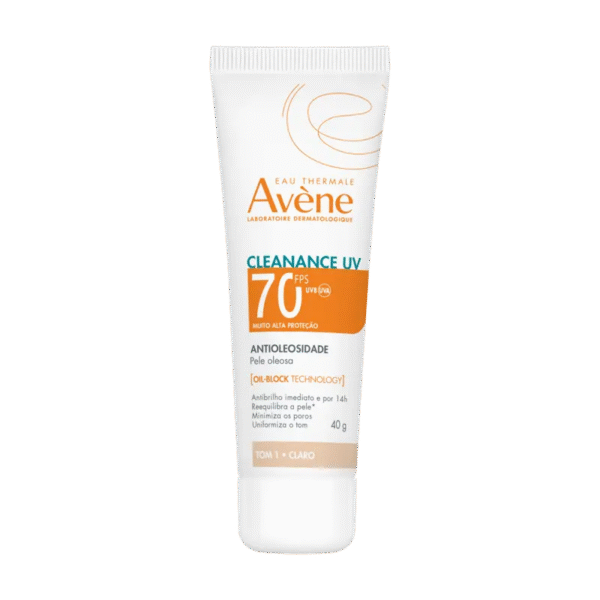 Proteção solar – Pele sensível  Cleanance UV FPS 70 Tom 1 – Claro